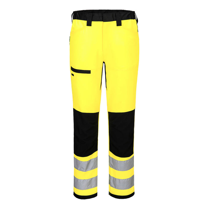 WX2 Pantaloni de serviciu Hi-Vis Lightweight Contrast clasa 1 - Galben/Negru