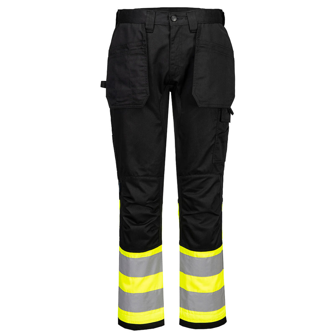 WX2 Eco Class1 Pocket Trousers - Galben/Negru