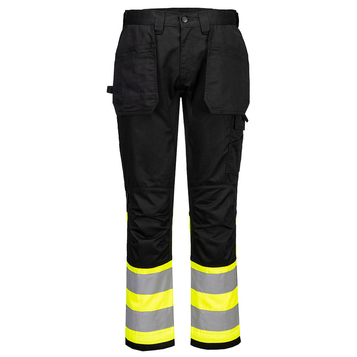 WX2 Eco Class1 Pocket Trousers - Galben/Negru