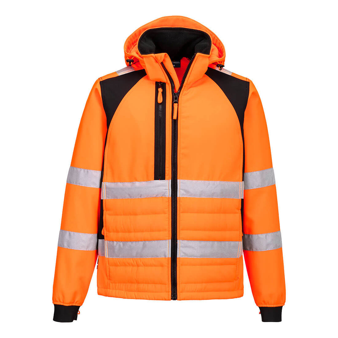 WX2 Jacheta Eco Hybrid Hi-Vis - Portocaliu/Negru
