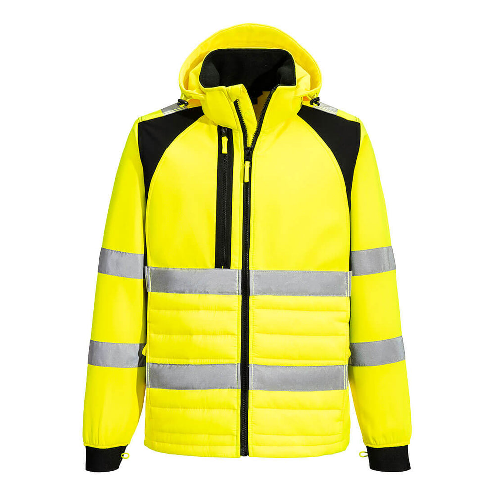 WX2 Jacheta Eco Hybrid Hi-Vis - Galben/Negru
