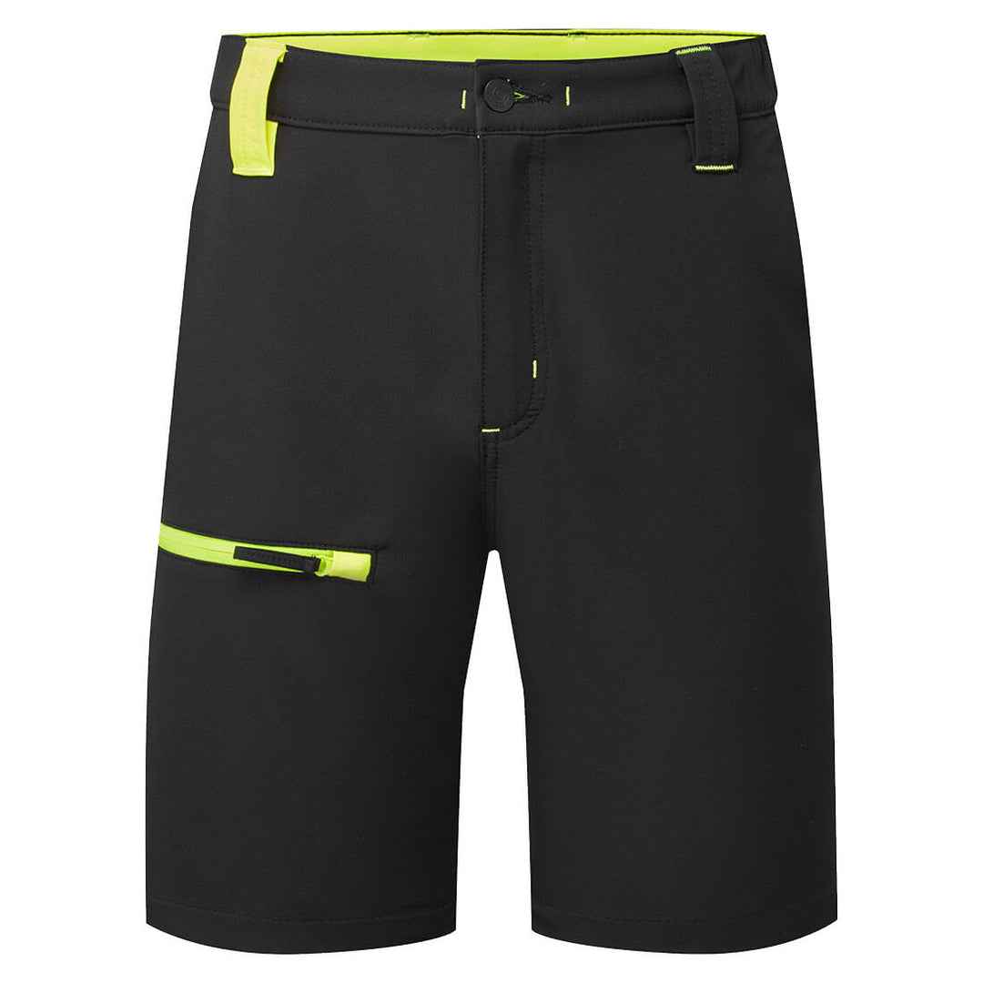 WX2 Eco Stretch Short - Negru/Galben