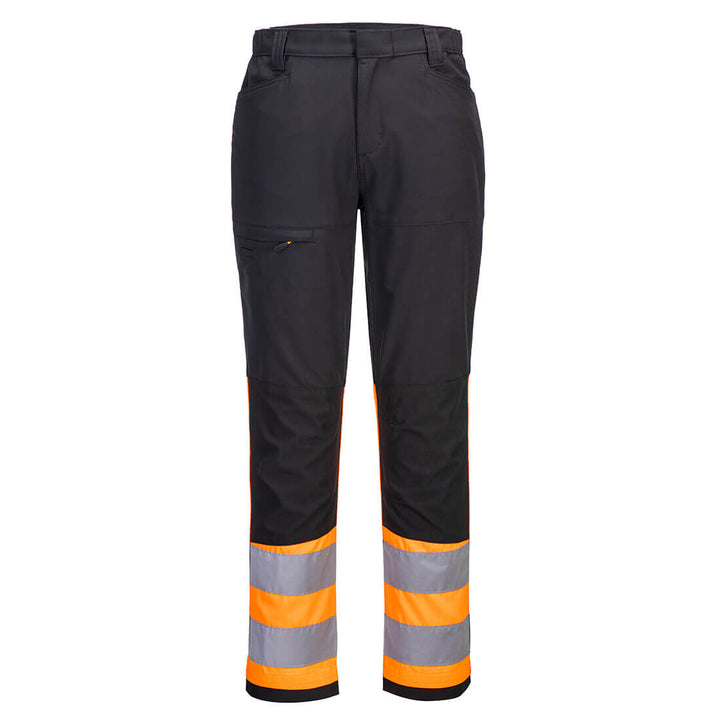 WX2 Pantaloni de serviciu Hi-Vis Lightweight Contrast clasa 1 - Portocaliu/Negru