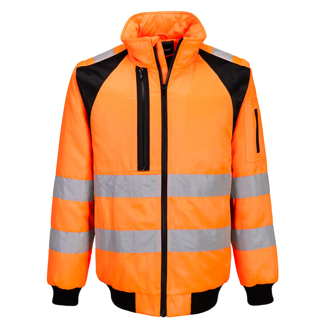 WX2 Jacheta Pilot Hi-Vis 2-in-1 - Portocaliu/Negru