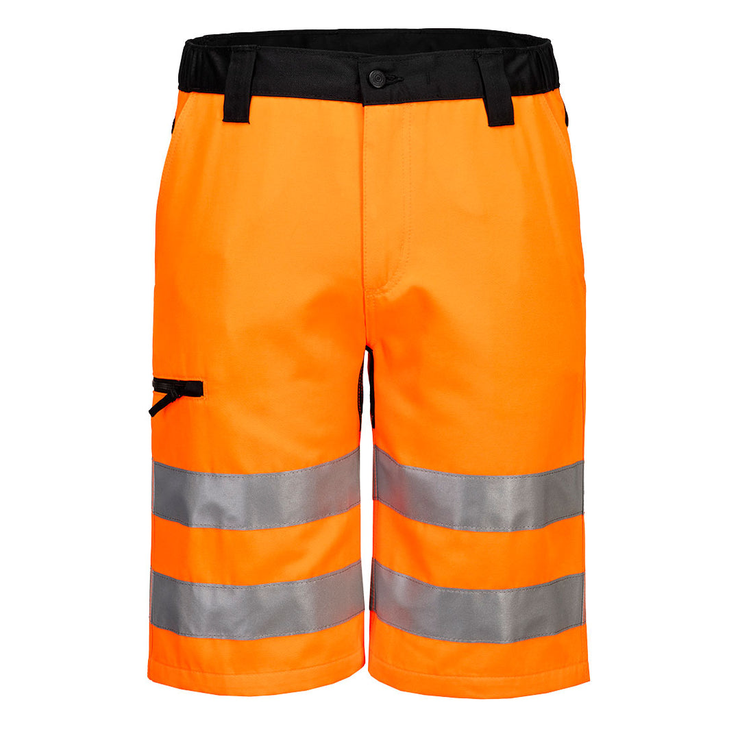WX2 Pantaloni Scurti Eco Hi-Vis - Portocaliu/Negru