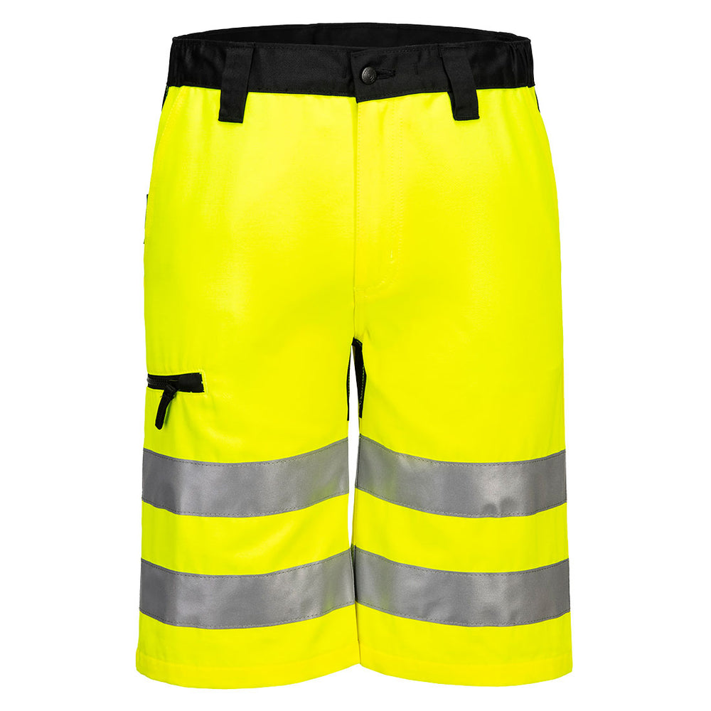 WX2 Pantaloni Scurti Eco Hi-Vis - Galben/Negru