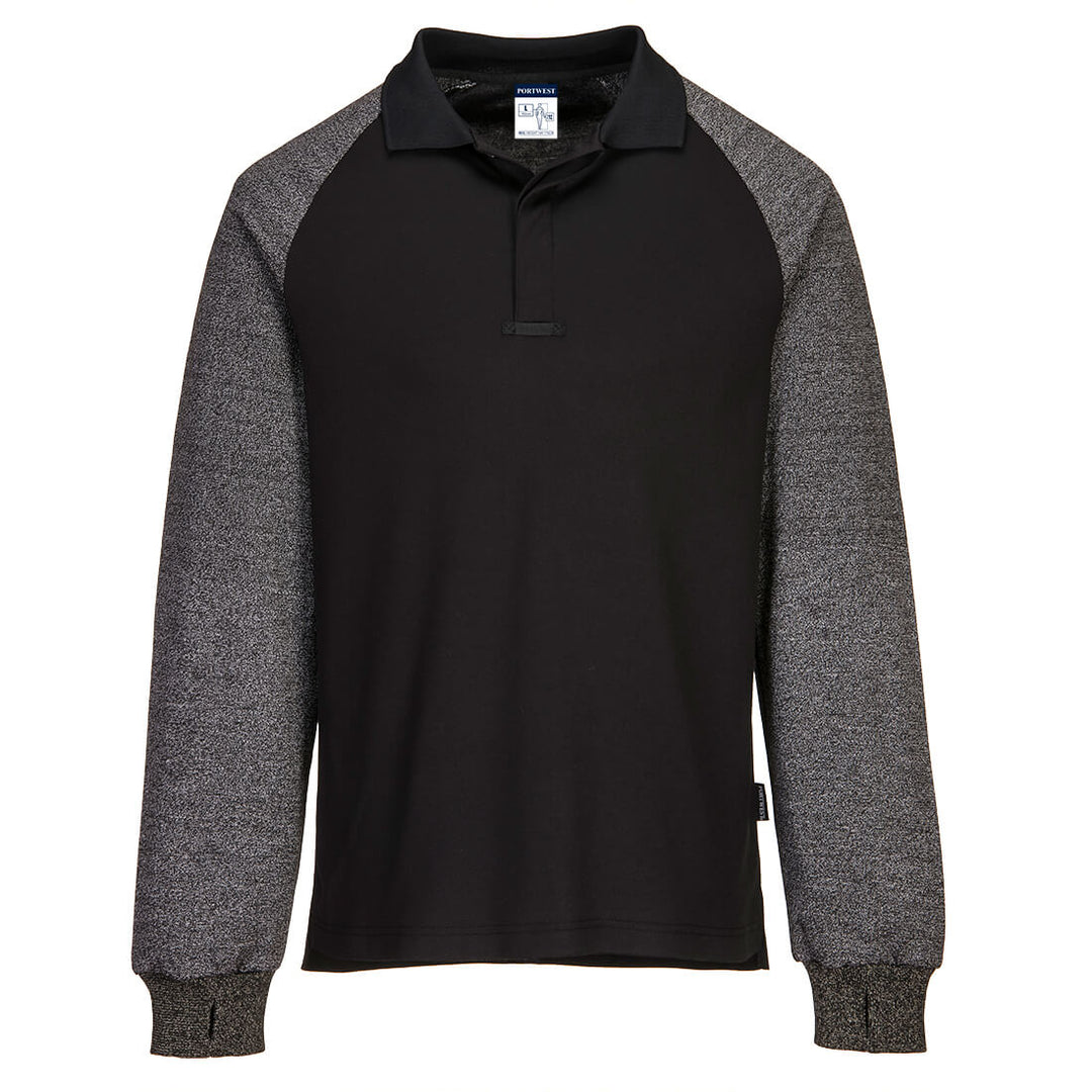 Tricou polo cu mâneci rezistente la tăieturi - 