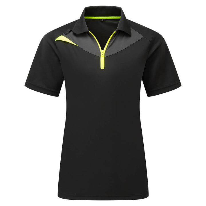 DX4 Tricou Dama Polo S/S - Negru