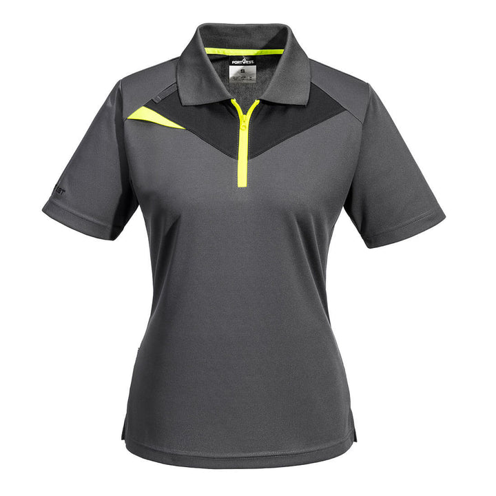 DX4 Tricou Dama Polo S/S - Gri metalic