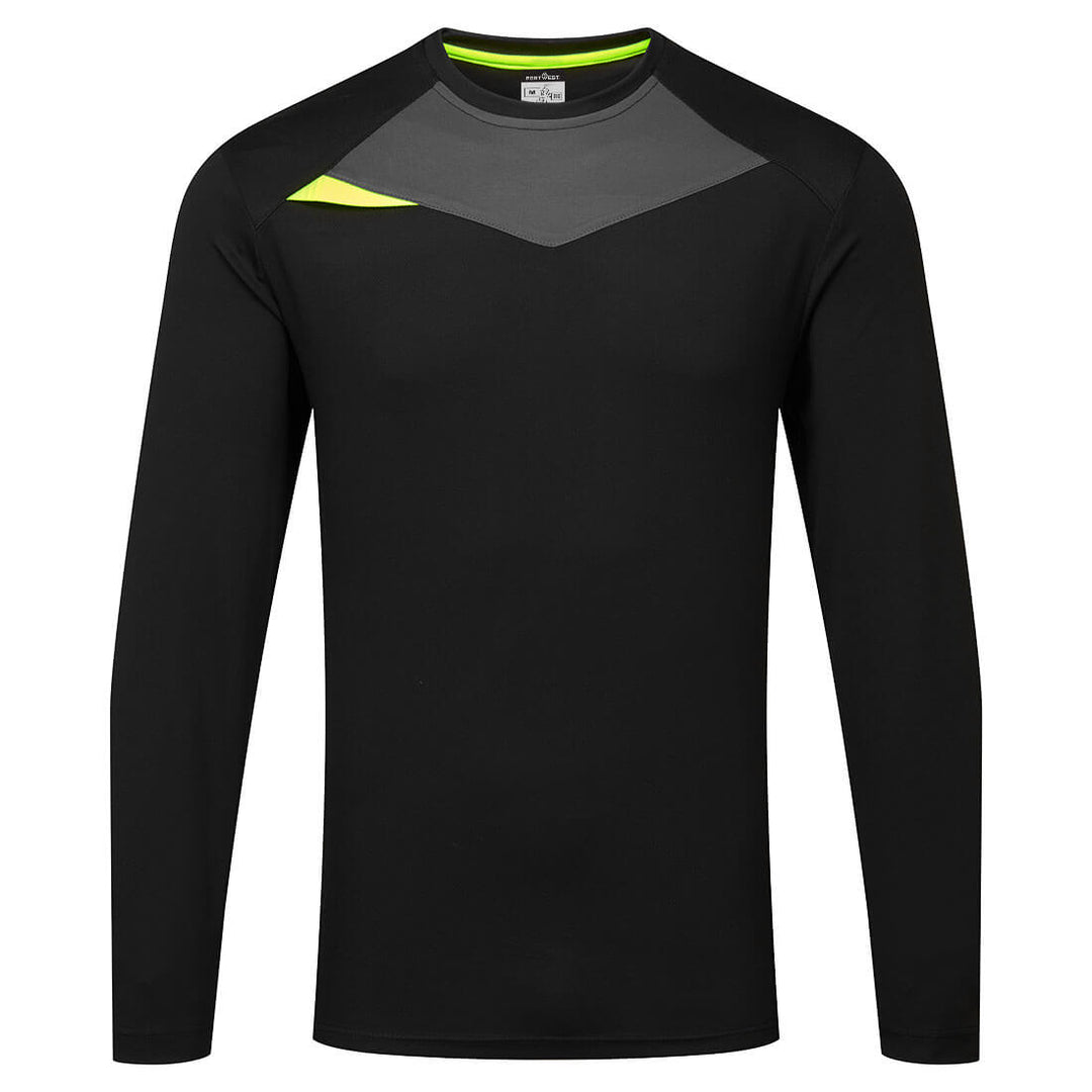 DX4 T-Shirt L/S - Negru