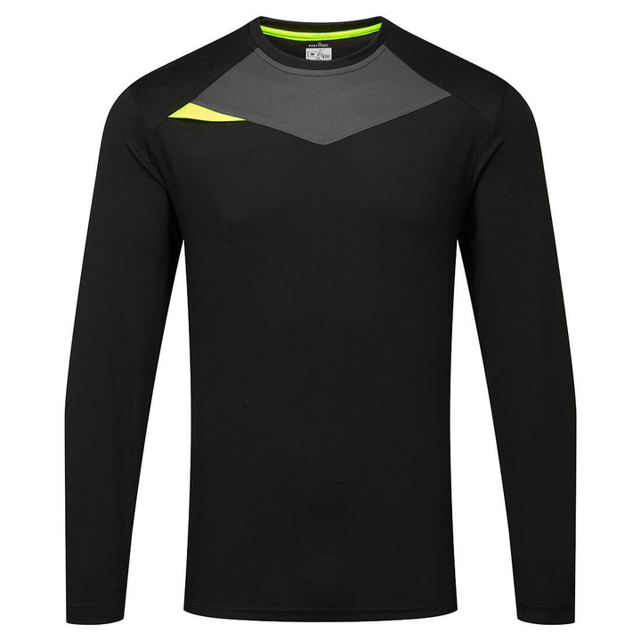 DX4 T-Shirt L/S - Negru