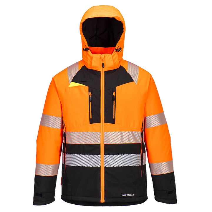 DX4 Hi-Vis Class 2 Geaca de iarna - Portocaliu/Negru