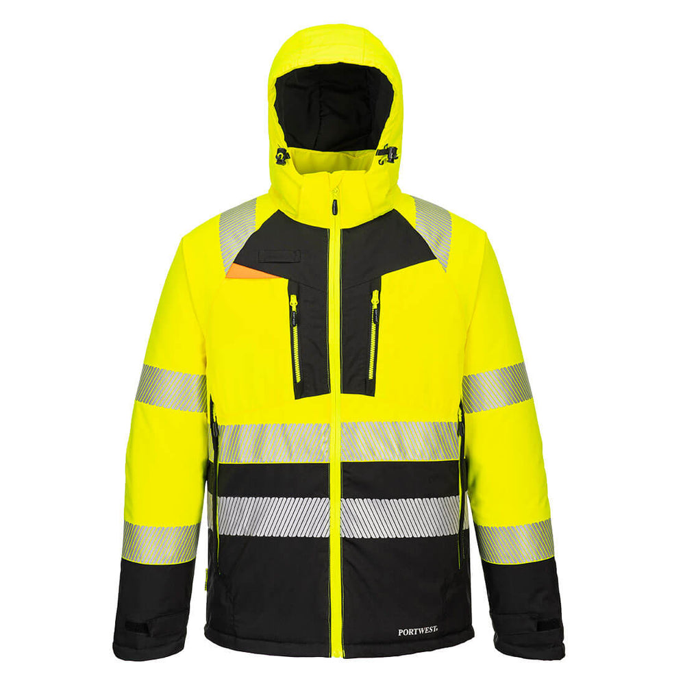 DX4 Hi-Vis Class 2 Geaca de iarna - Galben/Negru