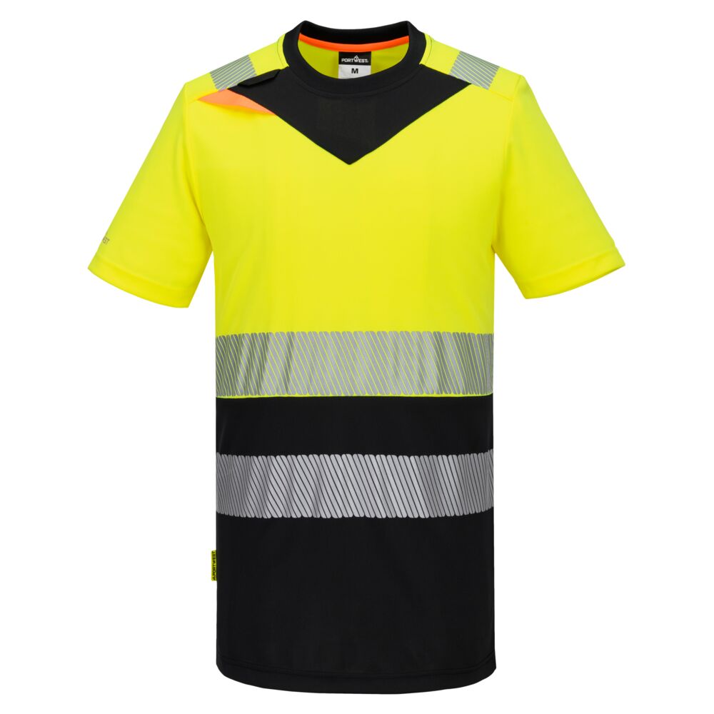 Tricou PW3 Hi Vis Clasa 1 - Galben/Negru