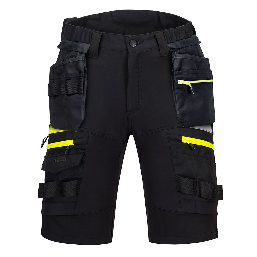 DX4 Pantaloni Scurti Buzunare Holster - Negru