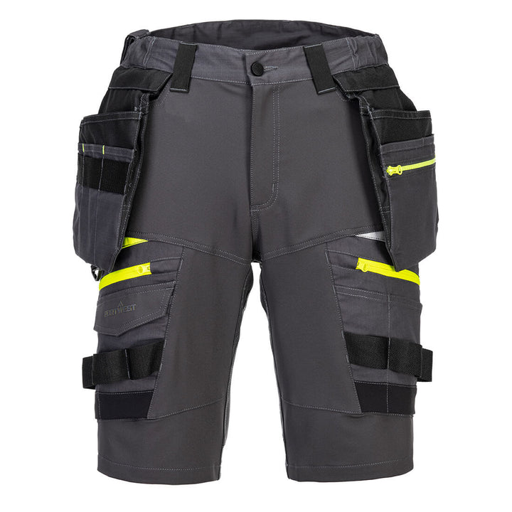 DX4 Pantaloni Scurti Buzunare Holster - Gri metalic