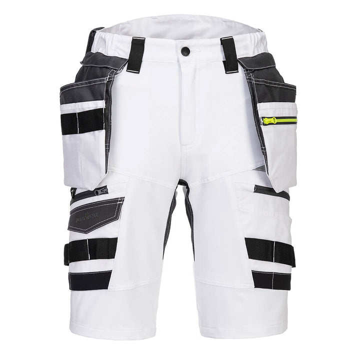 DX4 Pantaloni Scurti Buzunare Holster - Alb