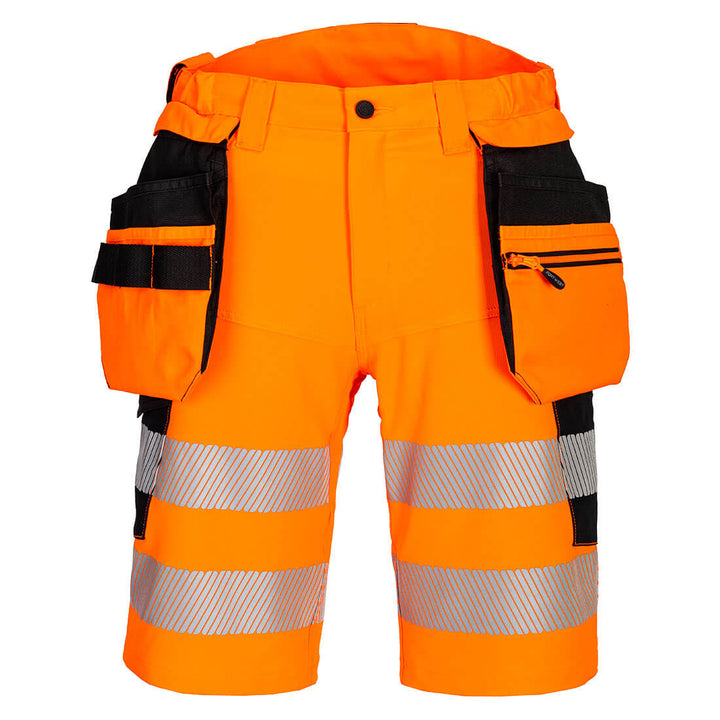 Pantaloni scurți DX4 Hi-Vis Holster - Portocaliu/Negru