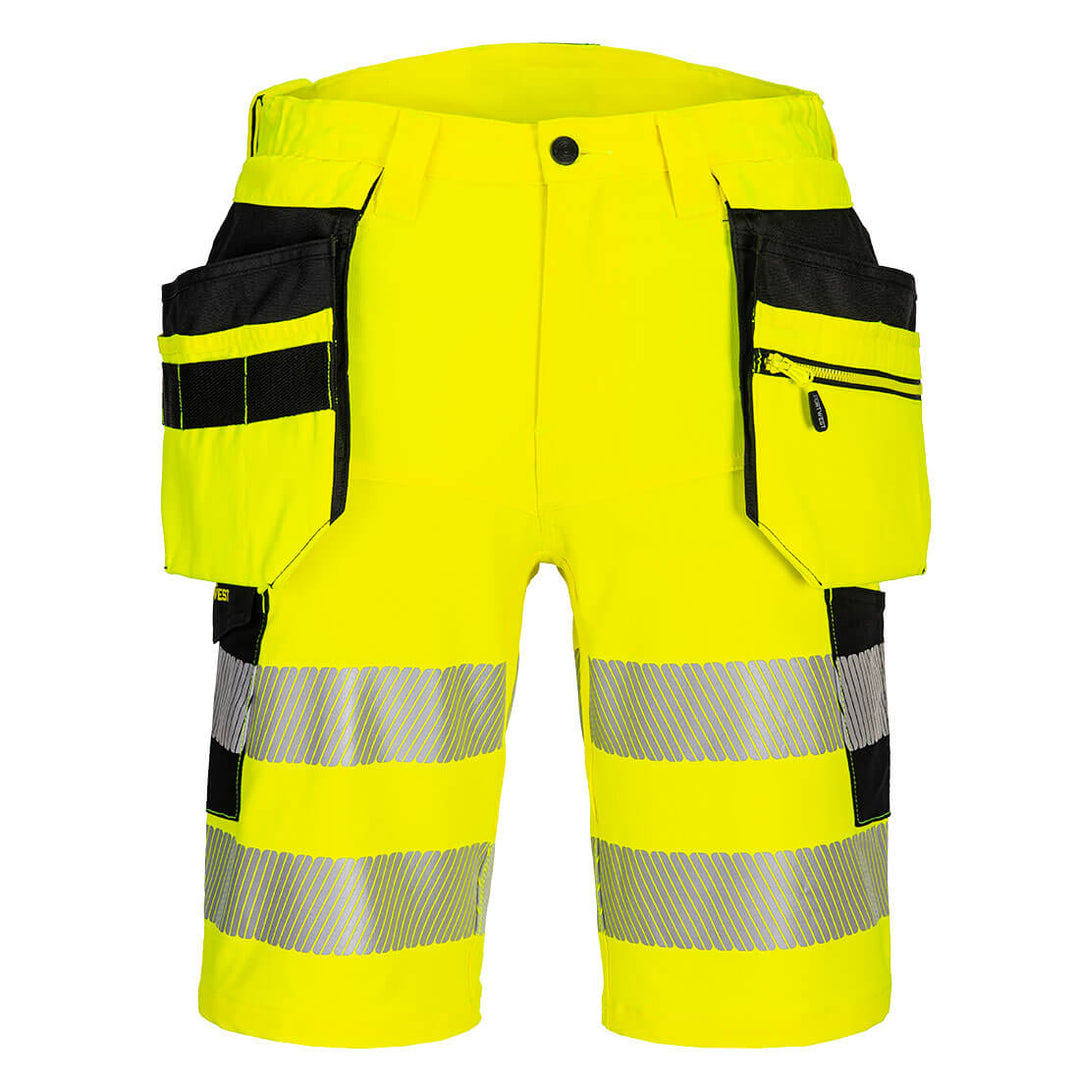 Pantaloni scurți DX4 Hi-Vis Holster - Galben/Negru
