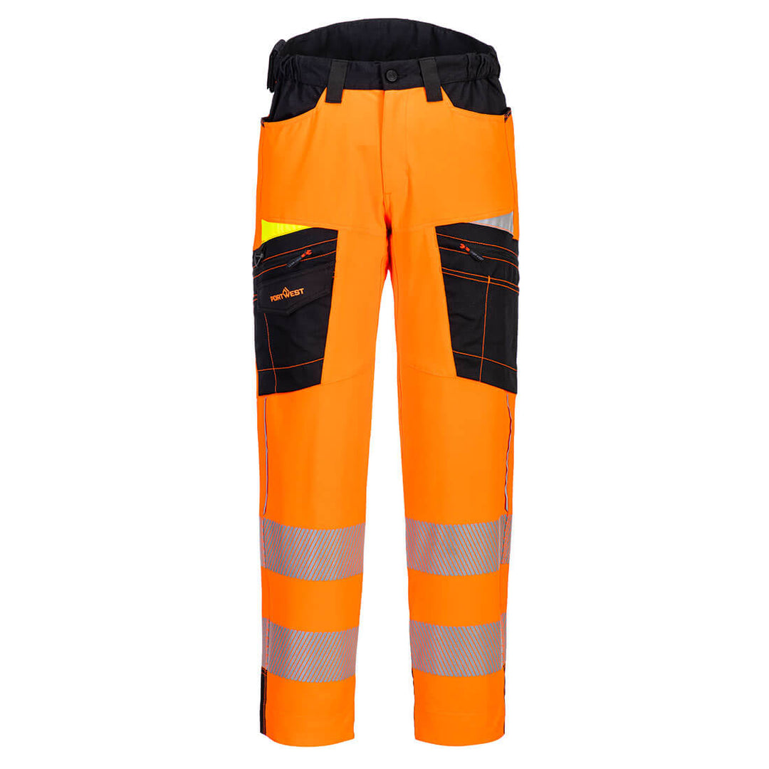 DX4 Pantaloni Service Hi Vis - Portocaliu/Negru