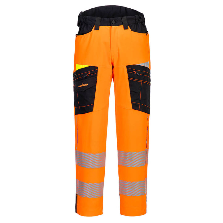 DX4 Pantaloni Service Hi Vis - Portocaliu/Negru