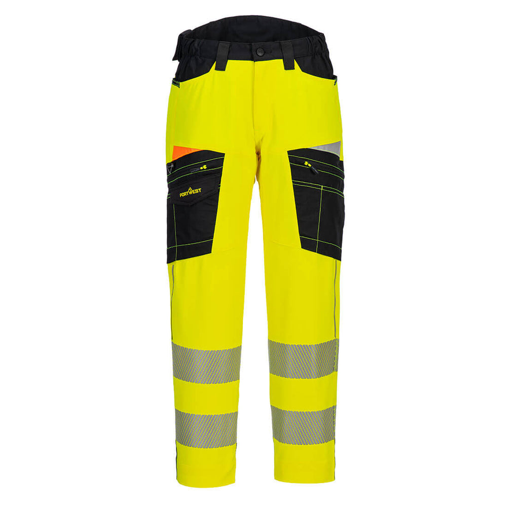 DX4 Pantaloni Service Hi Vis - Galben/Negru