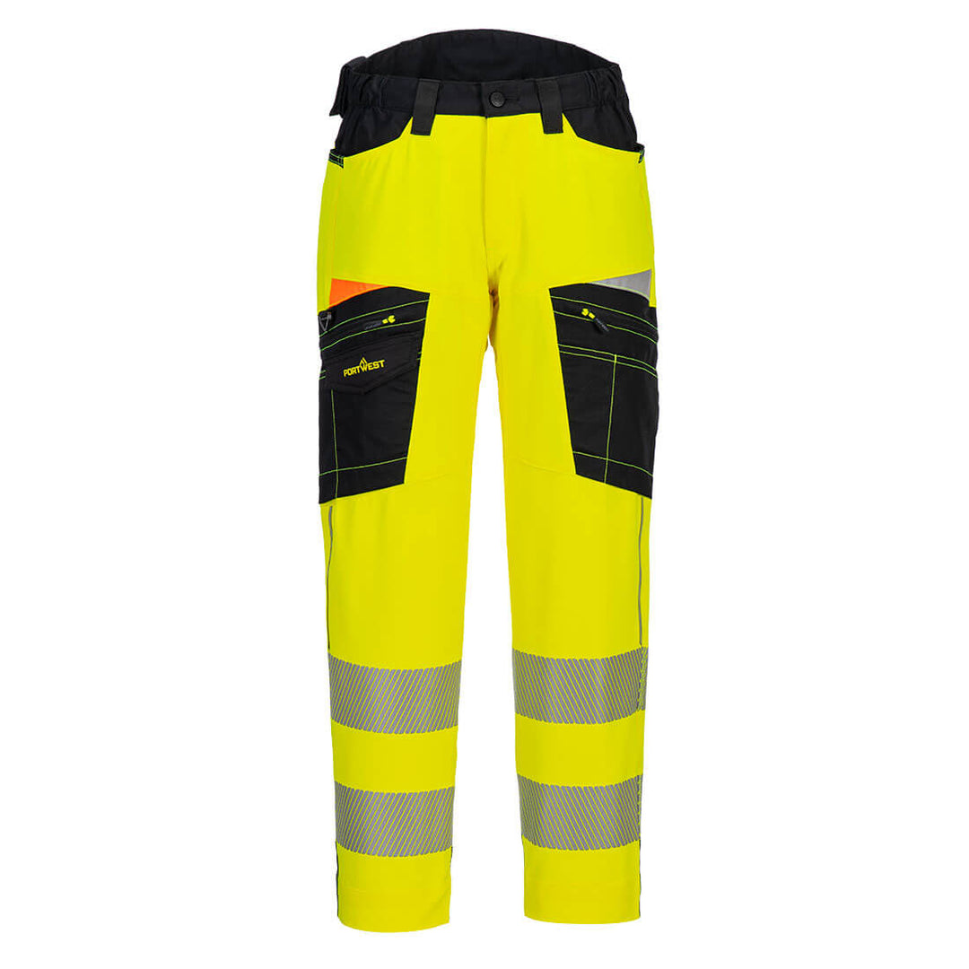 DX4 Pantaloni Service Hi Vis - Galben/Negru