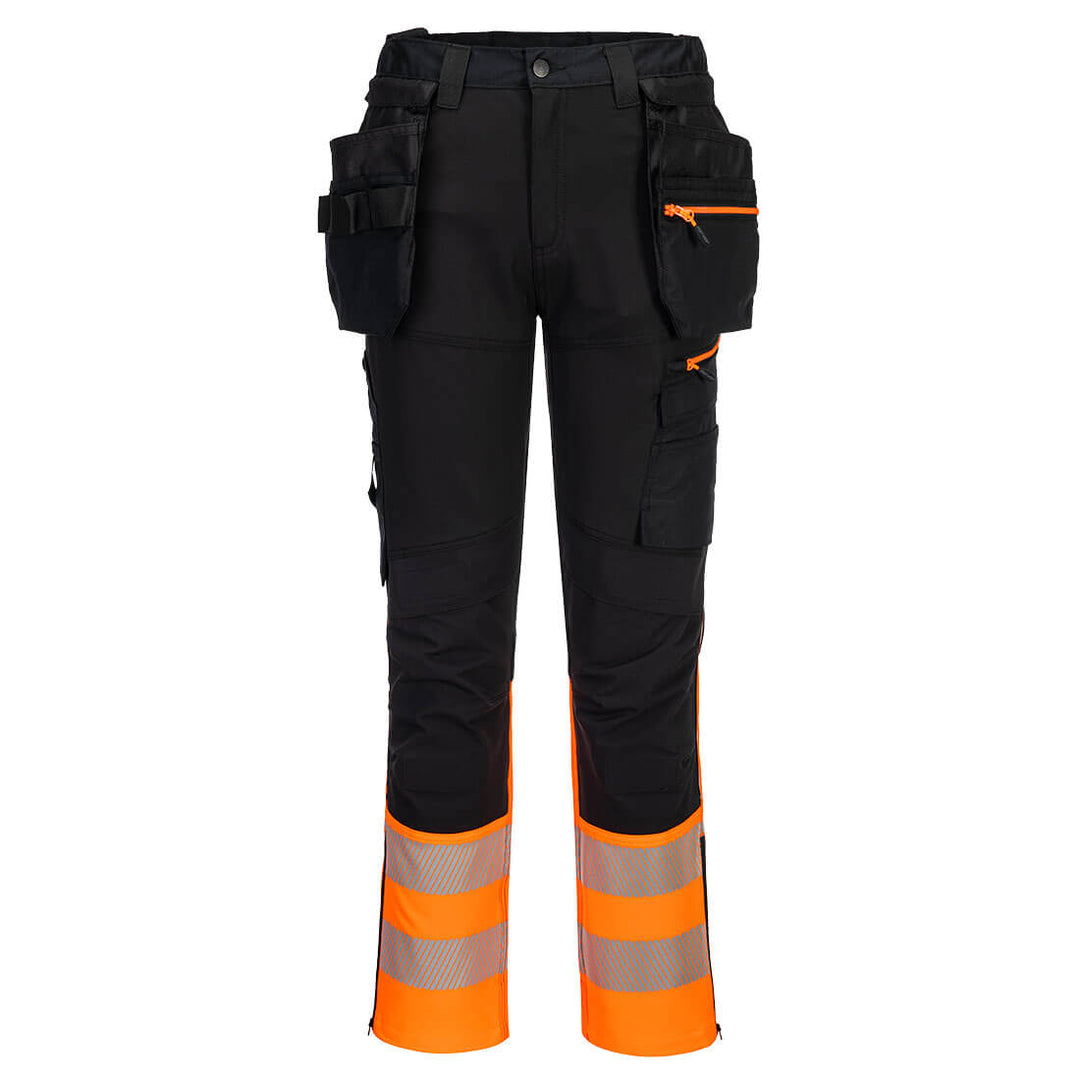 DX4 Hi-Vis Clasa 1 Craft Trousers - Portocaliu/Negru