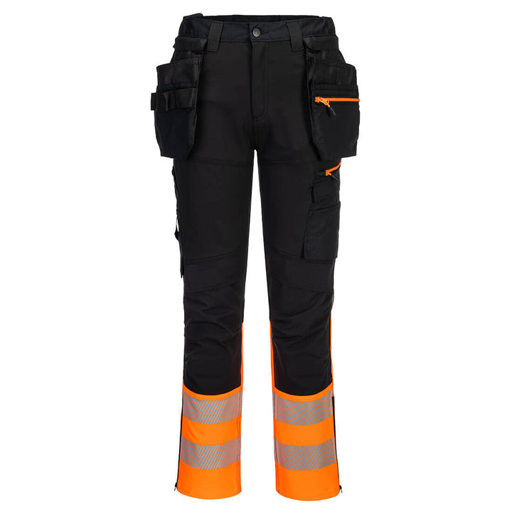 DX4 Hi-Vis Clasa 1 Craft Trousers - Portocaliu/Negru