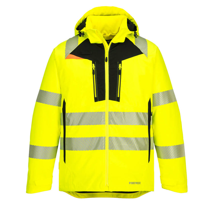 DX4 Hi-Vis Jacheta de iarna - Galben/Negru