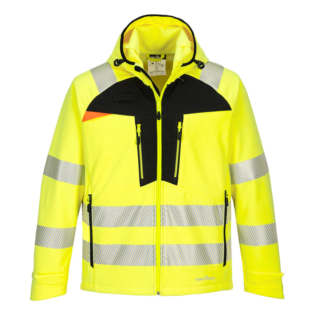 DX4 Hi-Vis Softshell ( 3L) - Galben/Negru