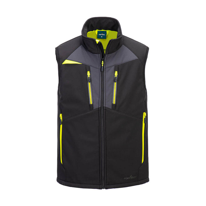 DX4 Vestă Softshell Gilet (3L) - Negru