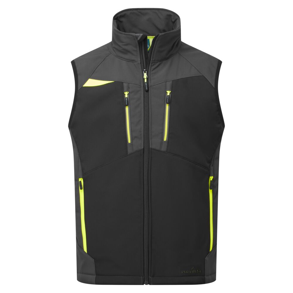 DX4 Vestă Softshell Gilet (3L) - Gri metalic