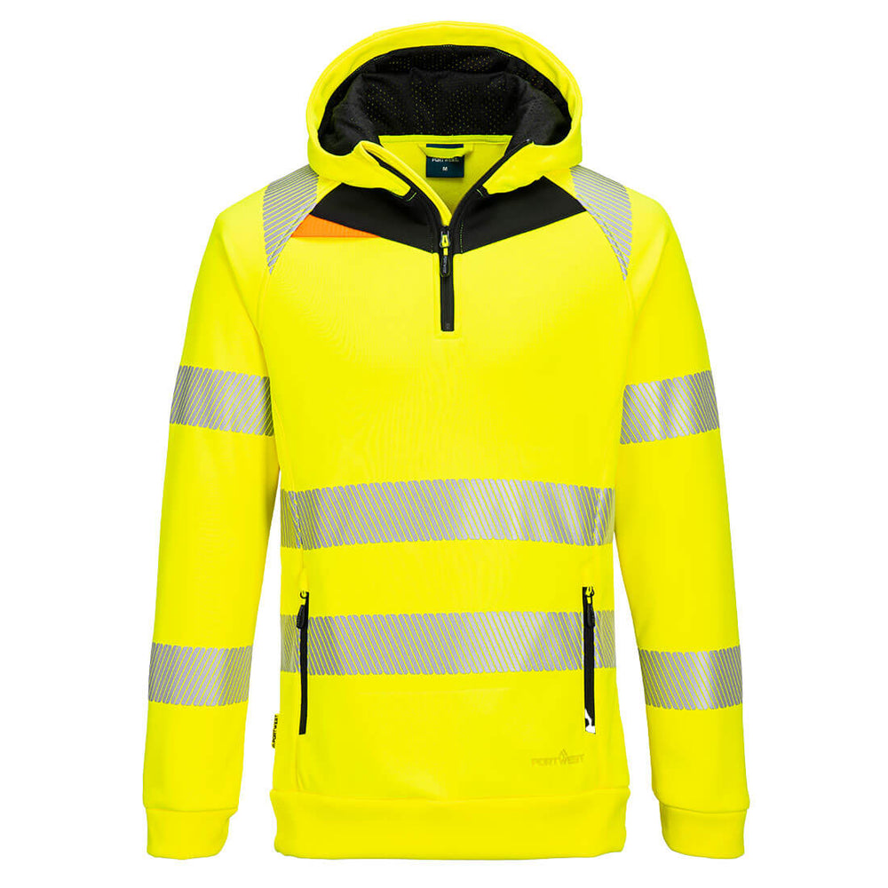 DX4 Hi-Vis 1/4 Zip Hanorac - Galben/Negru