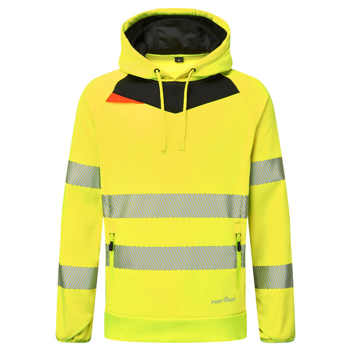 Hanorac cu glugă DX4 Hi-Vis - Galben/Negru
