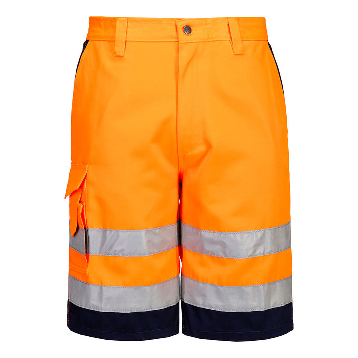 Pantaloni scurți Hi-Vis Contrast - Portocaliu/Navy
