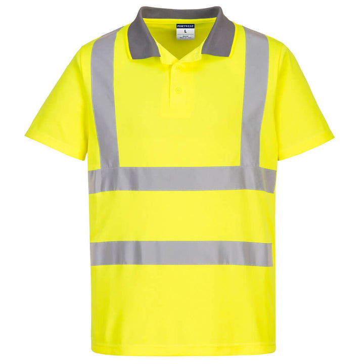 Polo Eco Hi-Vis S/S (pachet de 6) - Galben