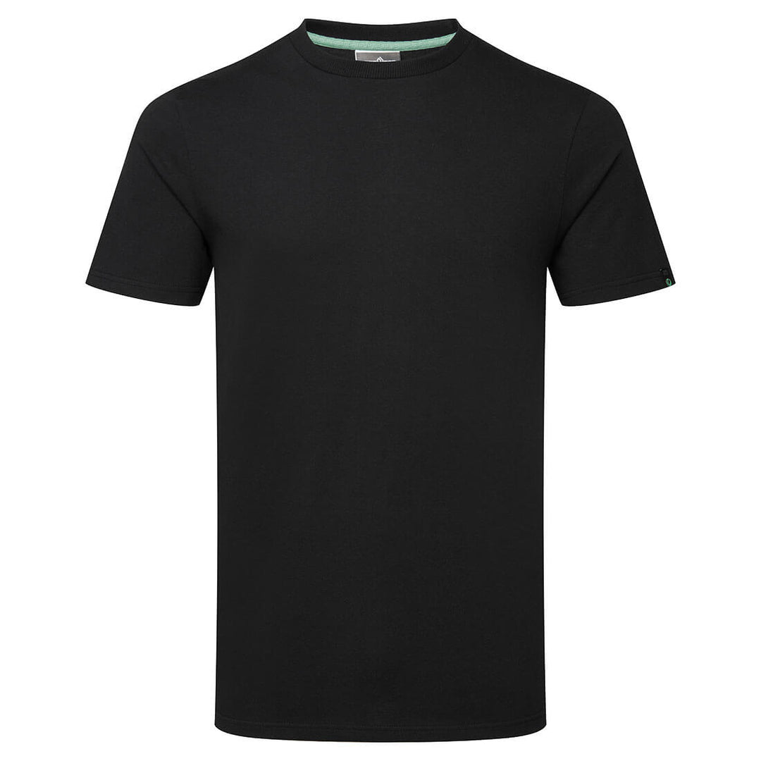 Tricou reciclabil din bumbac organic - Negru