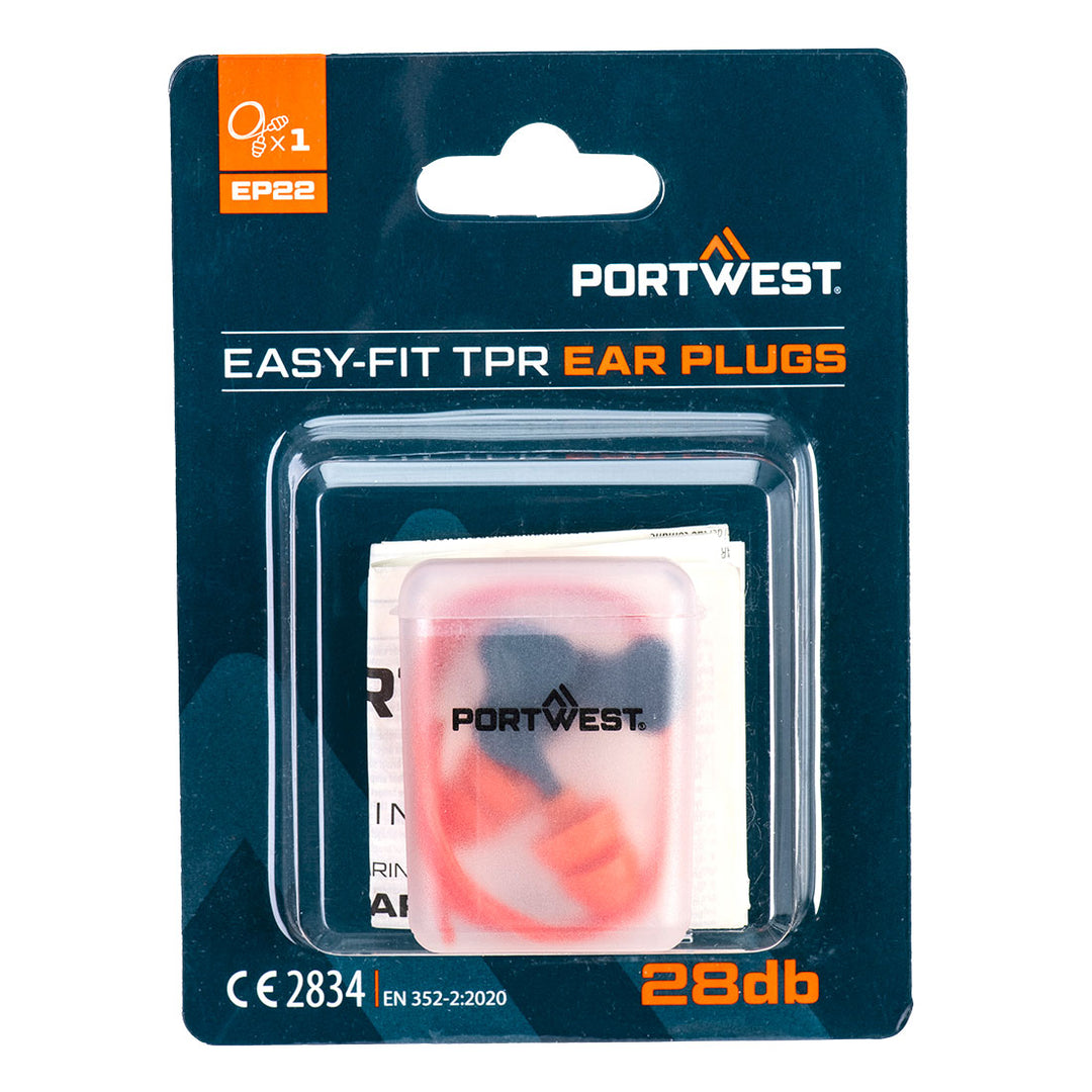 Easy Fit TPR Corded (1 pereche) - Portocaliu