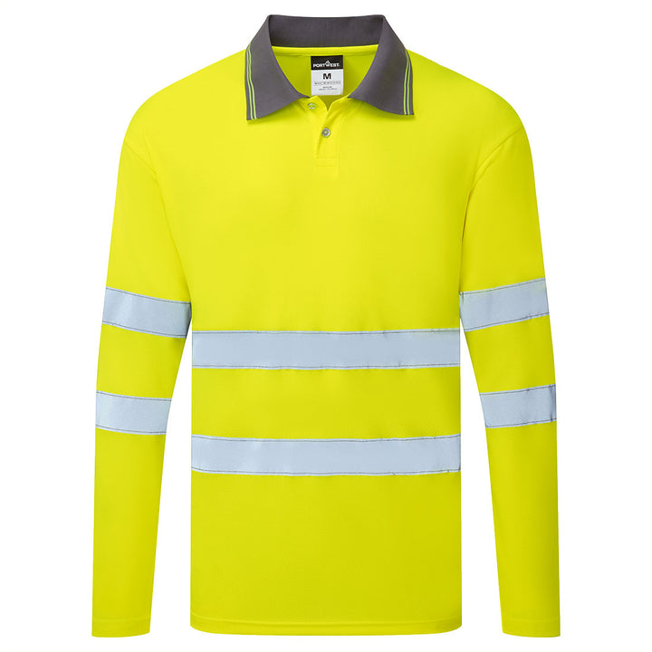 ES1 Essential HV PoloShirt L/S - Galben
