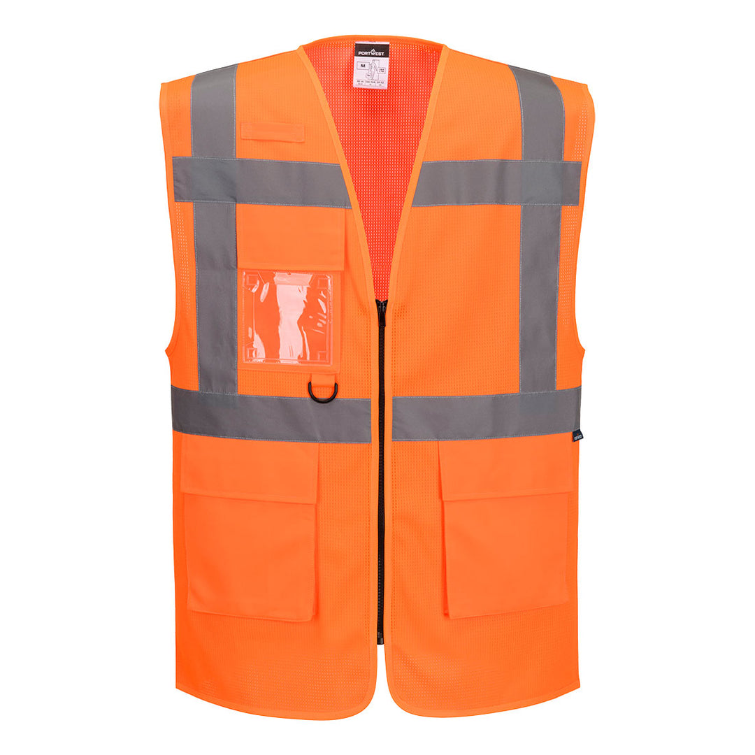 ES1 Essential Mesh Execut Vest - Portocaliu