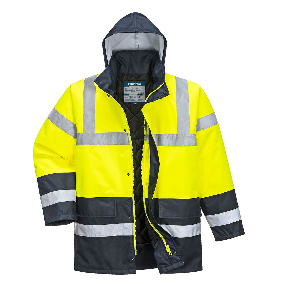 ES1 Essential Contrast Jacket - Galben/Navy