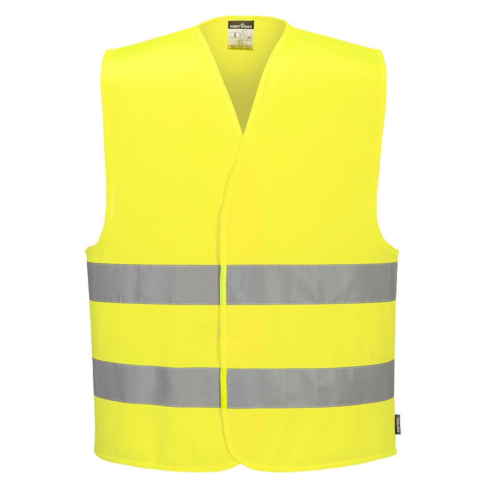 ES1 Essential HV Two Band Vest - Galben