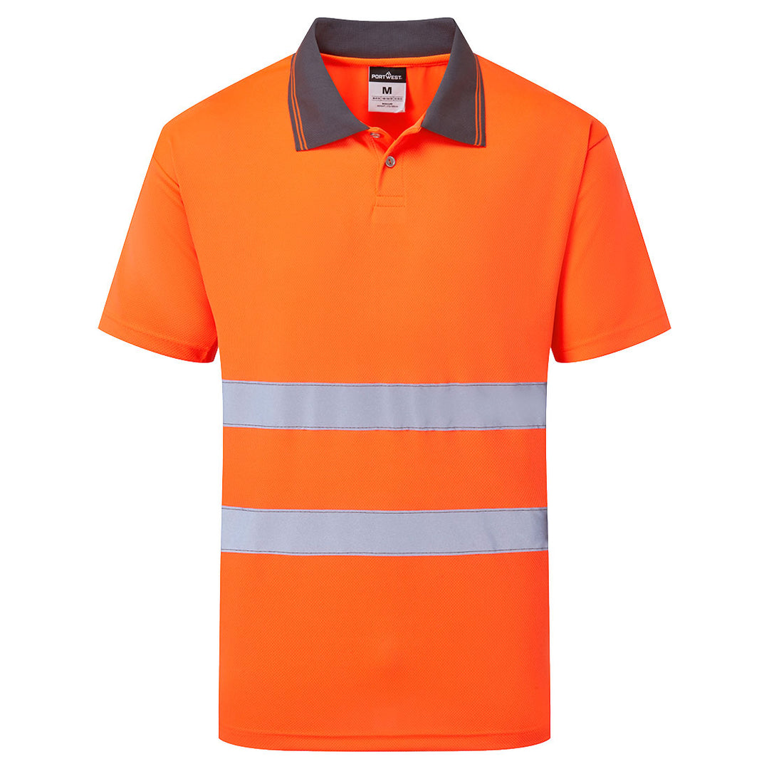 ES1 Essential HV PoloShirt S/S - Portocaliu