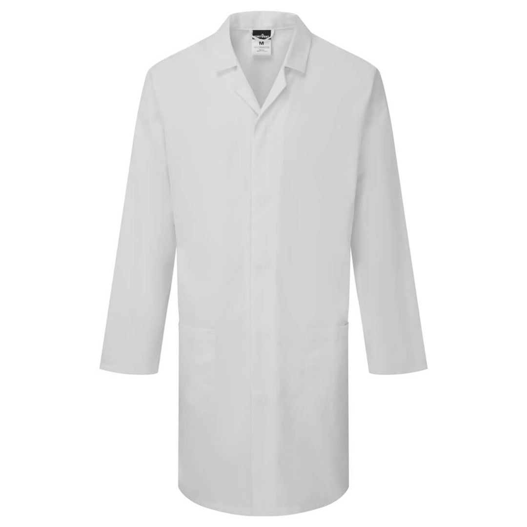 ES1 Essential Lab Coat - Alb