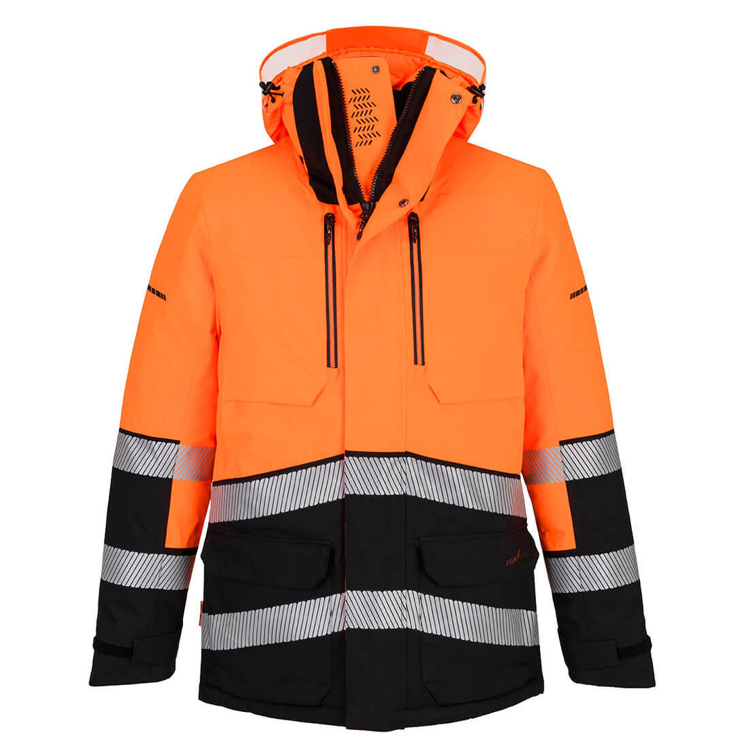 EV4 Jacheta Parka Expedition Hi-Vis - Portocaliu/Negru