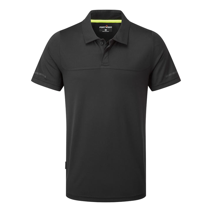 EV4 Tricou polo ușor S/S - Negru