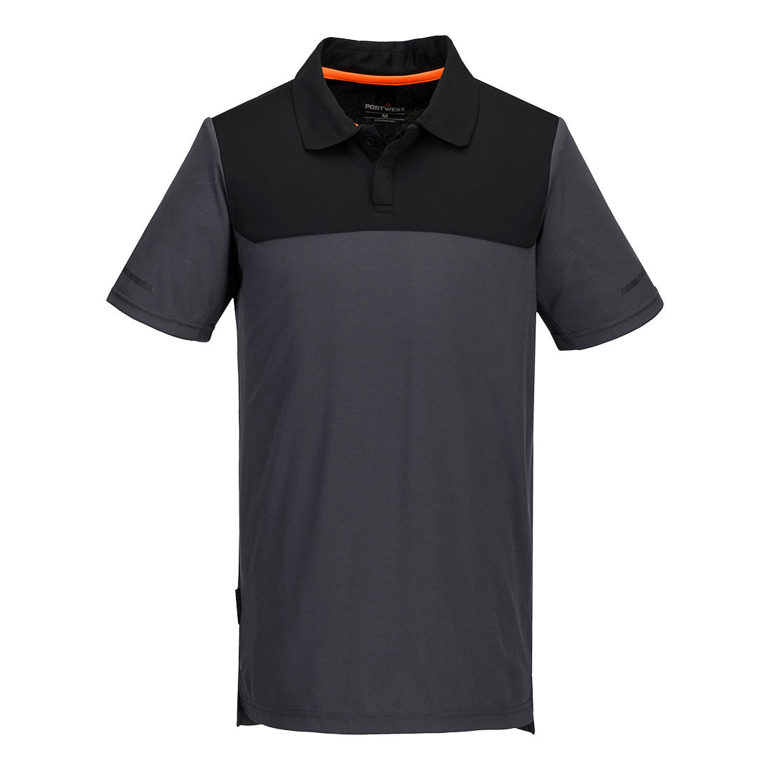 EV4 Tricou polo ușor S/S - Gri metalic