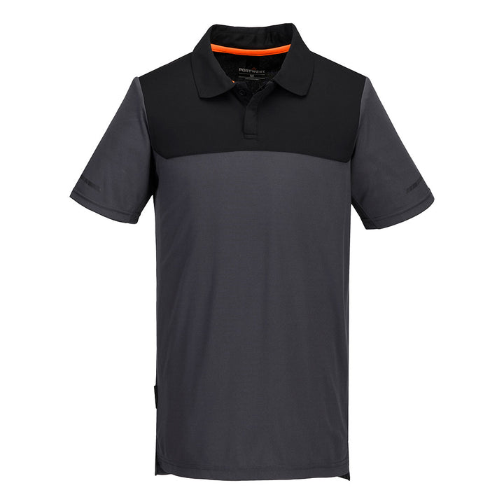 EV4 Tricou polo ușor S/S - Gri metalic