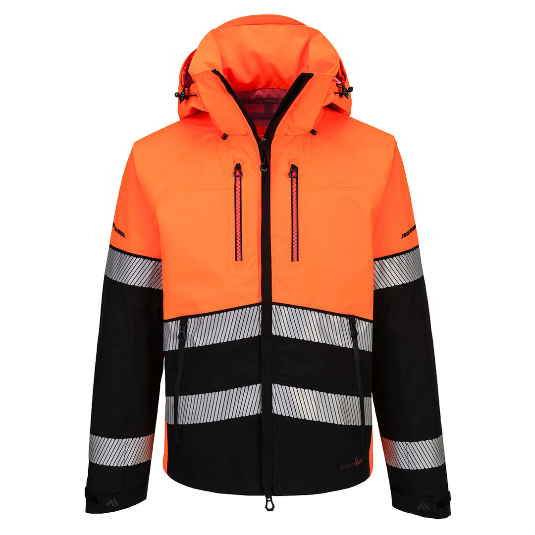 EV4 Jachetă Hi-Vis Shell (3L) - Portocaliu/Negru